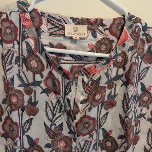 Anokhi handblock printed cotton tunic